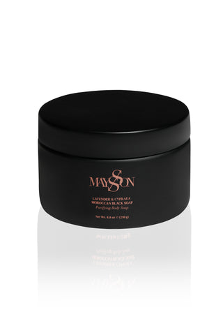 LAVENDER & CYPRAEA MOROCCAN BLACK SOAP